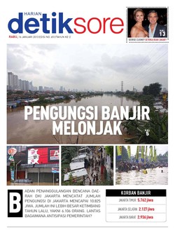 PENGUNGSI BANJIR MELONJAK