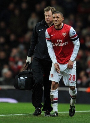 Arsenal Ditinggal Gibbs Tiga Pekan
