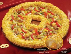 Ring of Fortune Pizza, Pizza Koin Untuk Sambut Tahun Baru Imlek