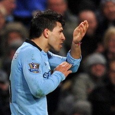 Gol Aguero untuk Sang Putra