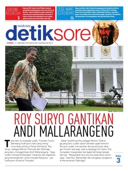 ROY SURYO GANTIKAN ANDI MALLARANGENG