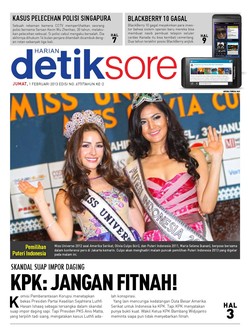 SKANDAL SUAP IMPOR DAGING, KPK: JANGAN FITNAH!