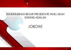 Kesimpulan Survei PDB: Jokowi Presiden yang akan Datang