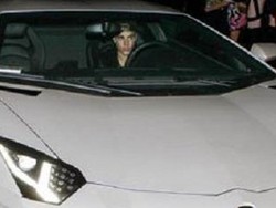 Justin Bieber Geber Lamborghini Aventador