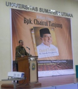 Beri Kuliah Umum di Medan, Chairul Tanjung Banggakan Ekonomi RI