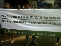 Minta Pengguna Ganja Tak di Penjara, Aktivis LGN Sambang BNN