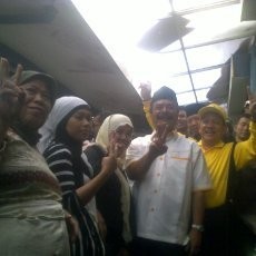 Tatang Kampanye di Pasar Astanaanyar, Yance di Pangalengan