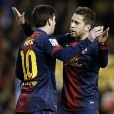 Messi yang Tetap Membumi Bikin Alba Kagum