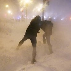 Dilanda Badai Salju, New York dan New England Lumpuh