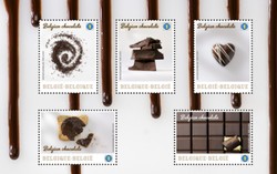 Seri Perangko Cokelat Ini Punya Rasa dan Aroma Asli Cokelat