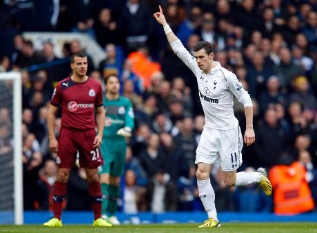Dua Gol Bale Menangkan Spurs atas Newcastle