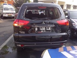 Ini Dia Pajero yang Nyebur di Kolam Bundaran HI