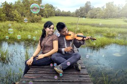 Alunan Dawai Biola, Menggetarkan Cinta...