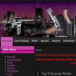 Tawarkan Berbagai Pistol, Situs Gudang Senjata Dipantau Polisi