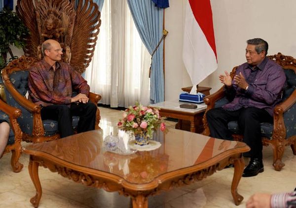 Presiden SBY Menerima Pimpinan Gereja Advent Sedunia