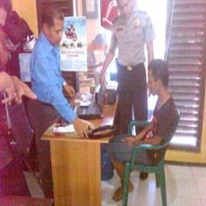 Garong Rumah Polisi, Pencuri Babak Belur Dimassa