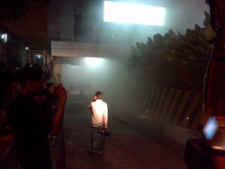 Kebakaran di Tempat Sampah Picu Asap Tebal di Sun Plaza Medan