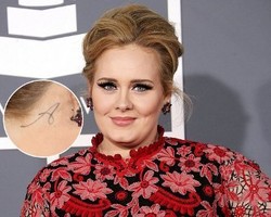  Di Grammy Awards 2013, Adele Pamer Tato Baru