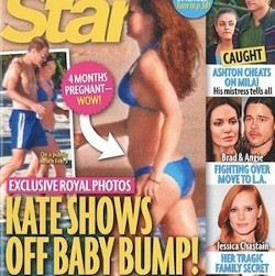 Majalah Star Tampilkan Foto Kehamilan Kate Middleton Lebih Jelas