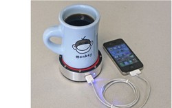 Tatakan Gelas Ini Bisa Mengisi Ulang Baterai HP