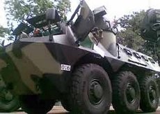 Panser TNI dan Motor Bertabrakan di Banyumas, 2 Orang Tewas