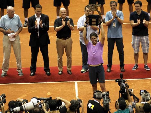 Kalahkan Nalbandian, Nadal Juara Brasil Terbuka