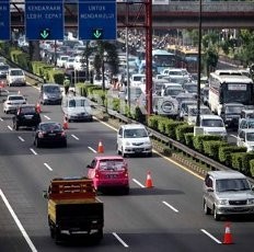Jakarta Hujan,  Contra Flow  Cawang-Semanggi Tidak Diberlakukan