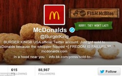 Dibajak, Twitter Burger King Malah Berisi Promo Mcdonalds