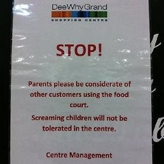 Waduh! Anak-anak Dilarang Ribut di Mal Ini
