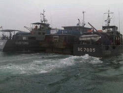 Sempat Diwarnai Tembakan, Kapal Bawa Rotan Disergap di Batam 