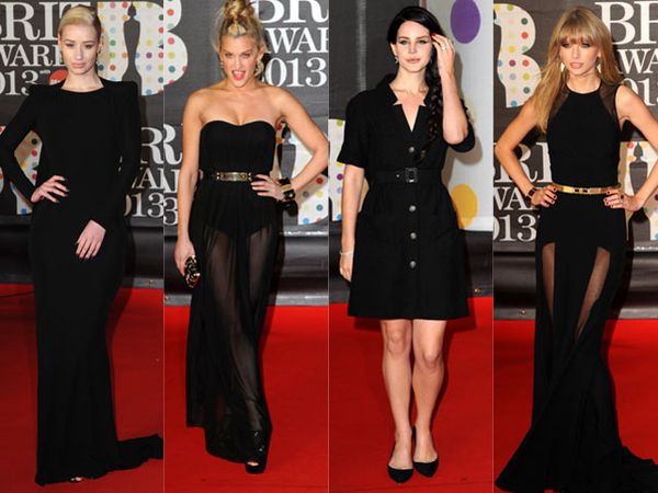 Parade Selebriti Bergaun Hitam di Brit Awards 2013