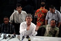 Luis Manuel Blanco didampingi Wakil Ketua BTN Habil Marati (kanan depan) memaparkan visi dan misinya.