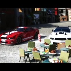 2 Mobil RC Beraksi Bak Film Hollywood