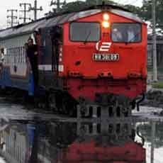 Banjir Semarang, KA Jalur Utara Diputar Melewati Jalur Selatan