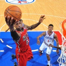 James Triple-Double, Heat Pecundangi 76ers