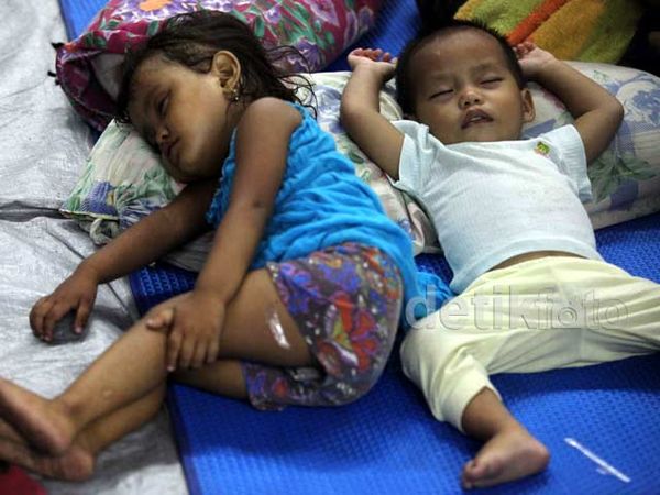 Korban Kebakaran Pademangan Mengungsi