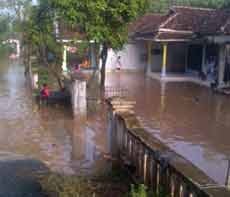 Ketinggian Air Sempat 1 Meter, Banjir di Mojokerto Mulai Surut