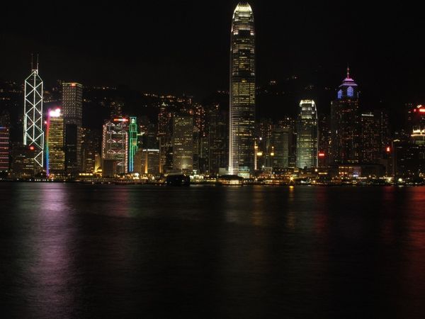 Begini Gemerlapnya Hong Kong Saat Malam Hari