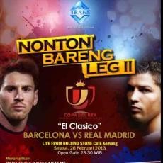 Penuh Hiburan, Nobar El Clasico Trans TV Malam ini