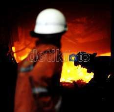 Kebakaran Terjadi di Pasar Induk Kramat Jati