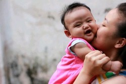 Great Smile From A Little Kiss