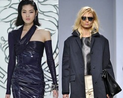 Busana Seksi Berbahan PVC Juga Jadi Tren di Milan Fashion Week 2013