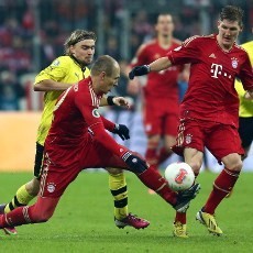 Gol Tunggal Robben Bawa Bayern Menang atas Dortmund