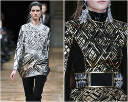 Balmain Tampilkan Tren Statement Shoulder di Paris Fashion week