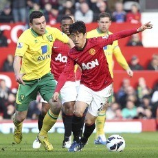 Kagawa Hat-trick, MU Bekap Norwich 4-0