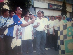  Amien Rais & Zulkifli Lepas Acara Jalan Sehat PAN di Magelang