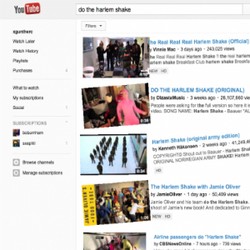 Google Bikin Easter Egg Harlem Shake di YouTube