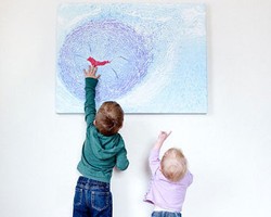 Pasangan Ini Jadikan Lukisan dari Tali Pusat Bayi Sebagai Bisnis