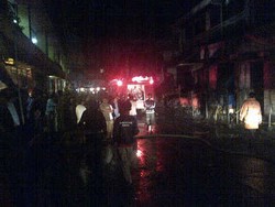 Api Muncul Lagi di Sisa Kebakaran Pasar Bogor, Warga Panik