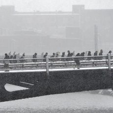 2.600 Penerbangan Dibatalkan Akibat Badai Salju di Amerika